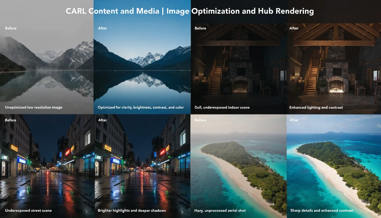 Content and Media - Image Optimization and Hub Rendering