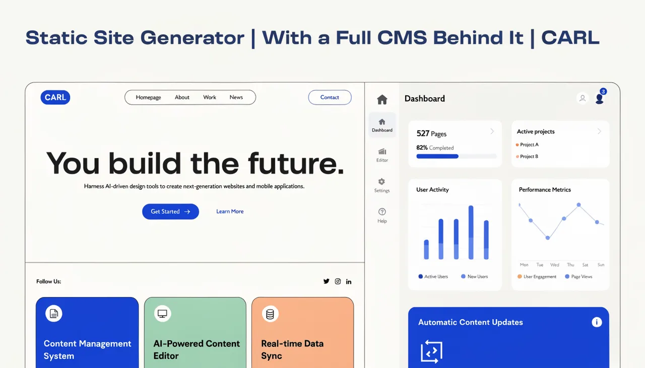 Static Site Generator | With a Full CMS Behind It | CARL